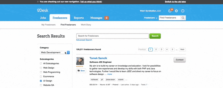 Odesk-Filters