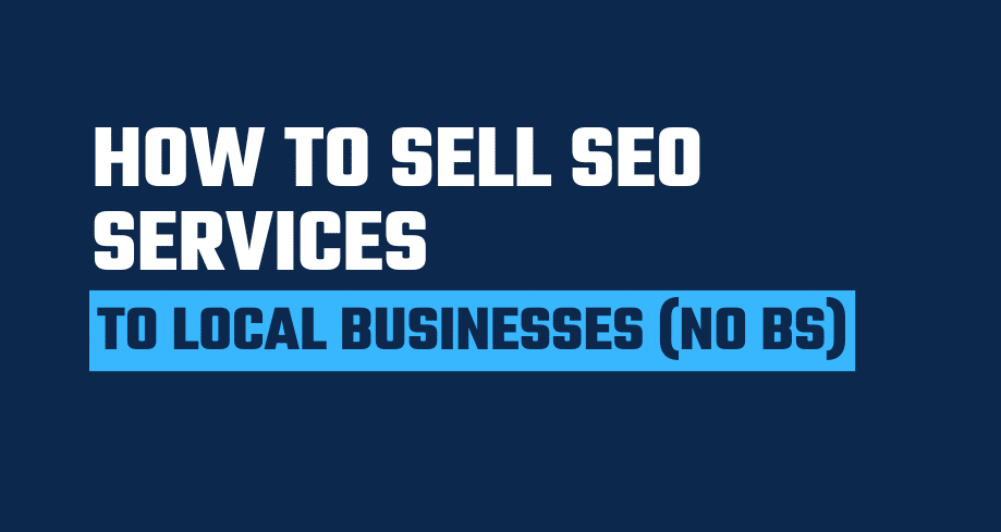 How To Sell SEO Services