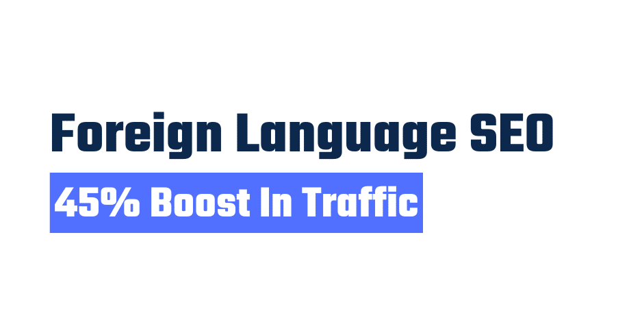 Foreign Language SEO