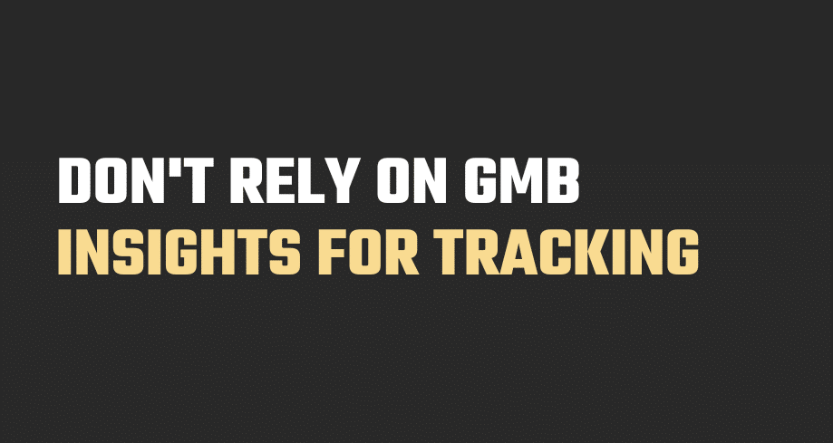 Don't Rely On Gmb