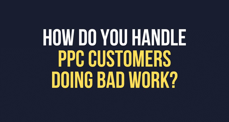 How Do You Handle ppc