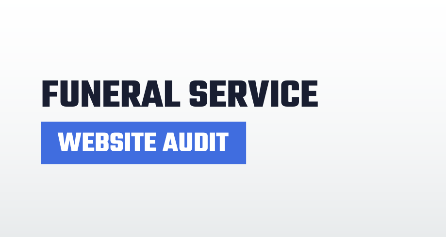 funeral service website audit
