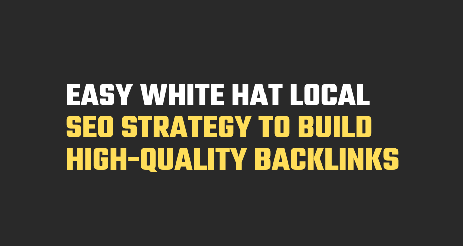 Build High-Quality Backlinks