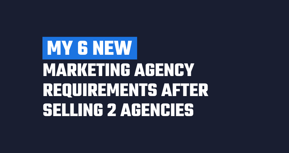 Marketing Agency Requirements