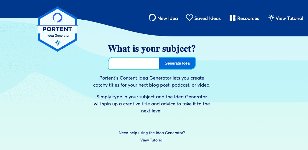 portent-idea-generator