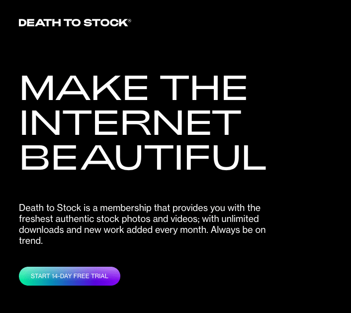 Death to Stock Photo