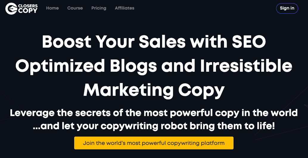 closerscopy mainpage