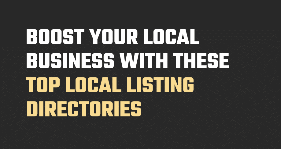Top Local Listing Directories
