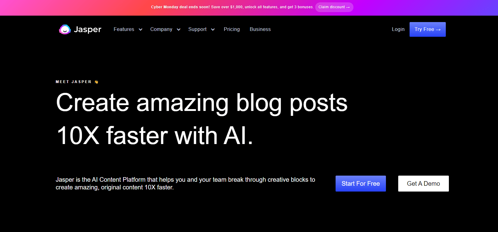 jasper ai page