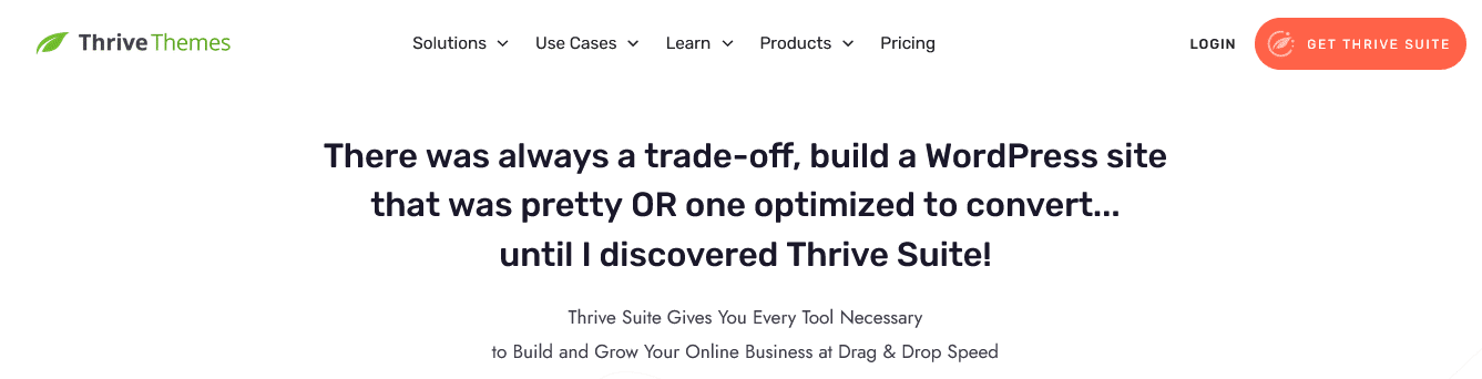 THRIVE THEMES PAGE