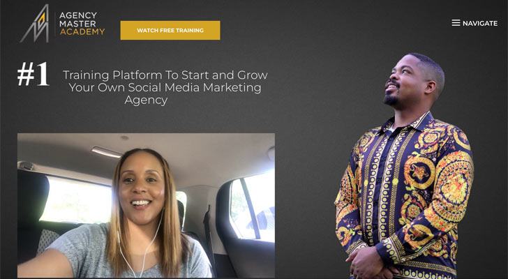 agency master website