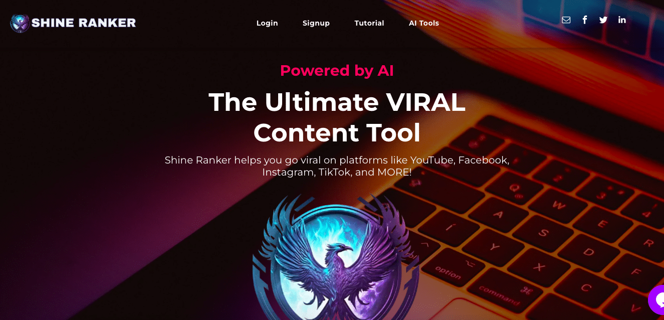 shine ranker website