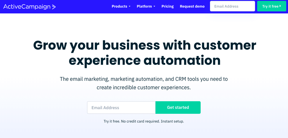 ActiveCampaign website