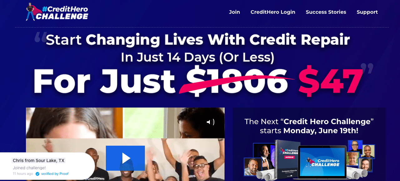 credit hero website
