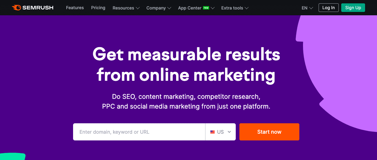 semrush website