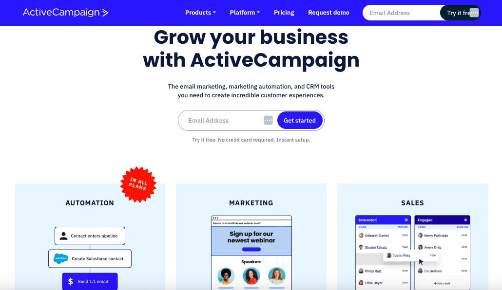 activecampaign website
