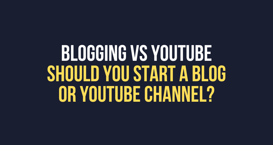 blogger vs youtube