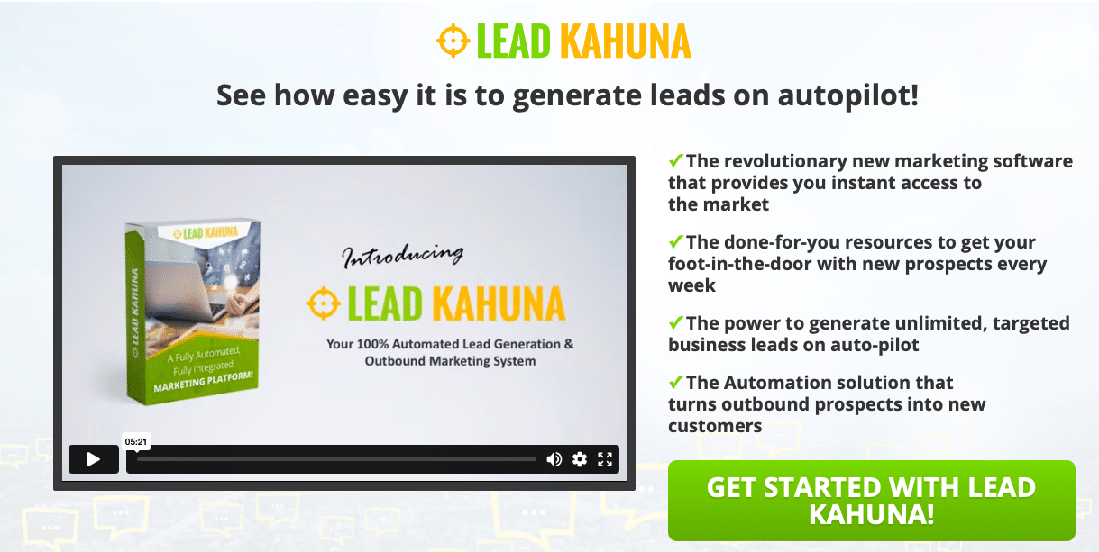 lead kahuna website
